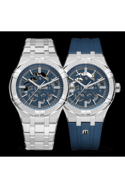 Maurice Lacroix Ml-Ai6008Ss00F031-C Men's Wristwatch and Spare Strap