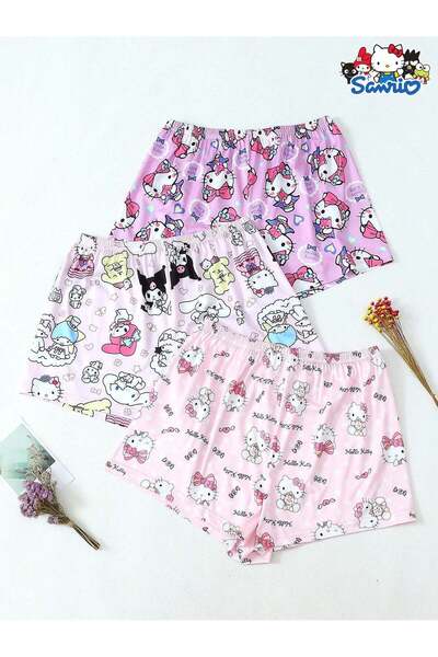 Sheya Set pantaloni scurți de pijama, mix culori