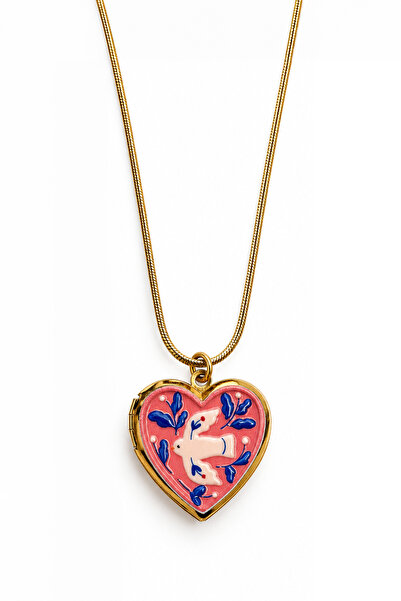 Nearsis Steel Necklaces - Gold-colored - Without Stone