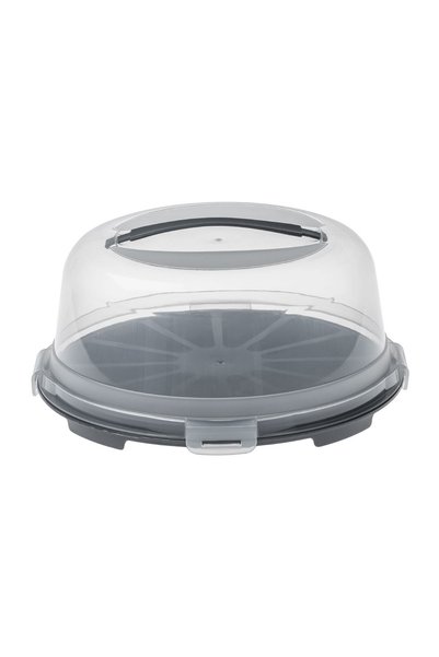OEM Suport din Plastic Antracit Rotund pentru Chec 33.5x14.5cm – Depozitare ș...