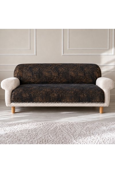 Hisar Home Pompom Chenille Sofa Seat Cover