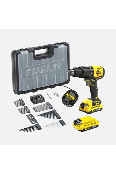 Stanley SBD715D2A ŞARJLI MATKAP+84 PARÇA UÇ SETİ HEDİYE
