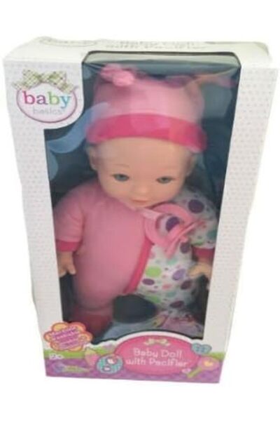 Baby Maziuna دمية أطفال ناعمة الجسم مقاس 11 بوصة، متوفرة بنمطين، مع لهاية أو ...