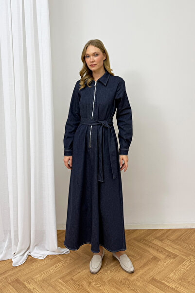 Melike Tatar Rochii Colecția Modest - Bleumarin - Denim
