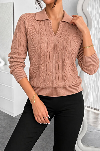 hanope Pulovere - Roz - Regular fit