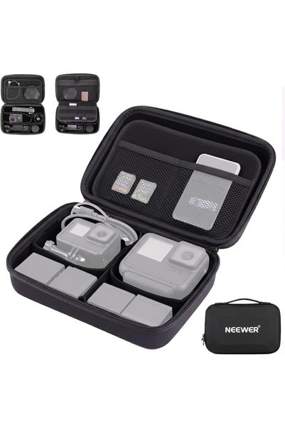 NEEWER حقيبة حمل متوافقة مع DJI OSMO Action 5 Pro 4 3، حقيبة واقية مقاومة للغ...