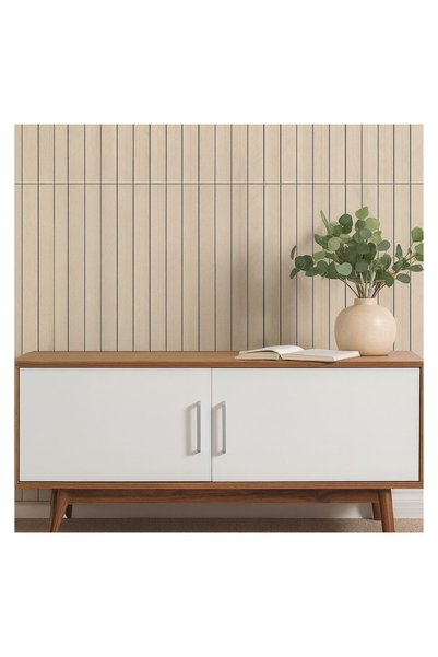 OEM Autocolant de Perete Model Riflaj cu Aspect de Lemn 60x30 cm – 6 buc.