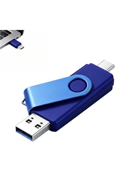 HaveLovely 128GB USB Flash Drive Metal Swivel Design, High Capacity Thumb Dri...