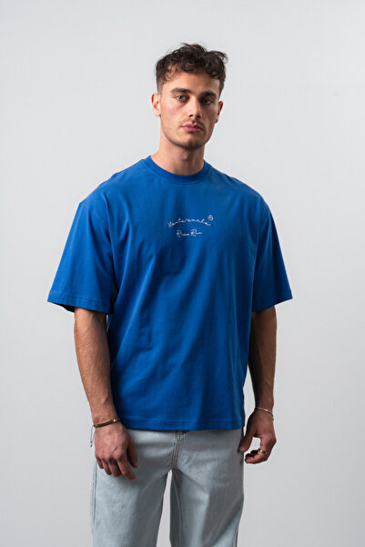 Respire T-Shirt - Μπλε - Oversize