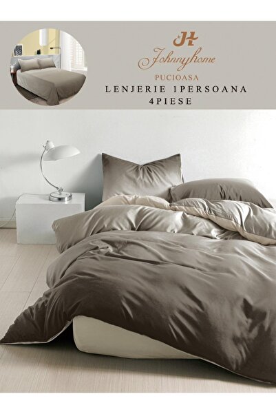 elegant home pucioasa Single Bedding Set - Beige