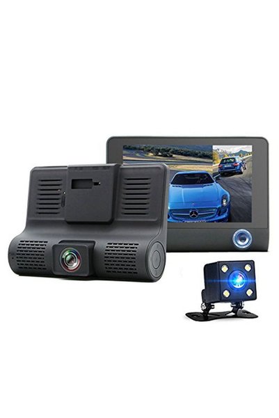 OEM Cameră auto 3 în 1 full HD 1080p, 5 MPX, unghi de 170 de grade, model SMT609