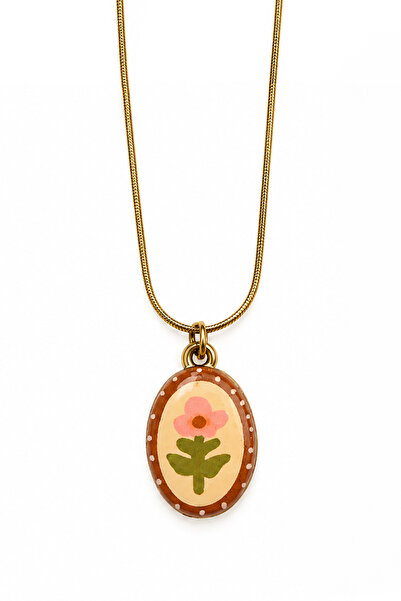Nearsis Steel Necklaces - Gold-colored - Without Stone