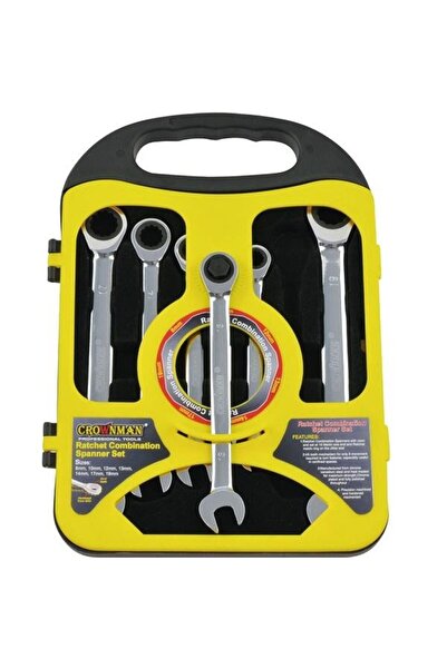 OEM Set de 7 chei cu clichet crom-vanadiu combinate
