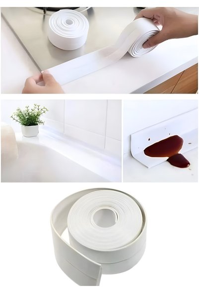 TEKNOLOJİ MADENİ Waterproof Tape Kitchen Sink Toilet Seat Shower Cabin Joint Wall Tape Window Insulation Tape