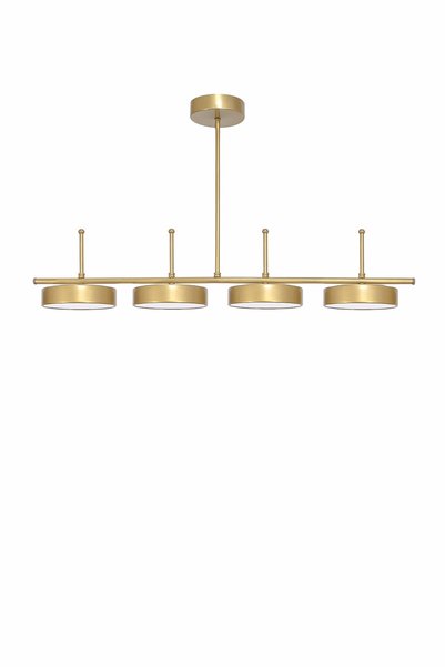 Turanconcept Çello 4'lü Led Modern Tasarım 3 Renk Işık Seçenekli Enerji Tasarruflu Led Avize Mutfak Salon Çocuk Odası Giyinme Odası