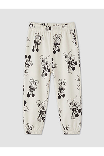LC Waikiki Rmz Gi̇yi̇m Farkiyla Mickey Mouse Baby Boy Jogger Sweatpants
