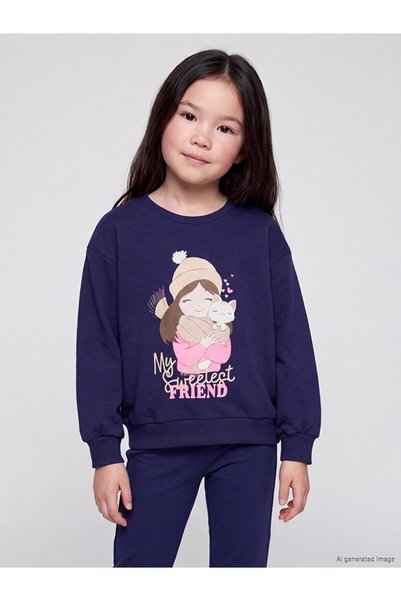 LC Waikiki I Printed Girls' Thick Sweatshirt from Freezen Store