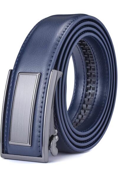 GENERAL Men’s Belt Beltox Ratchet Dress Leather Buckle Belt Black Brown Blue ...