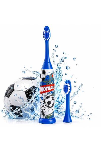 IRO Electric Toothbrush for Children, Football Model, Blue, 10,000-12,000 Osc...