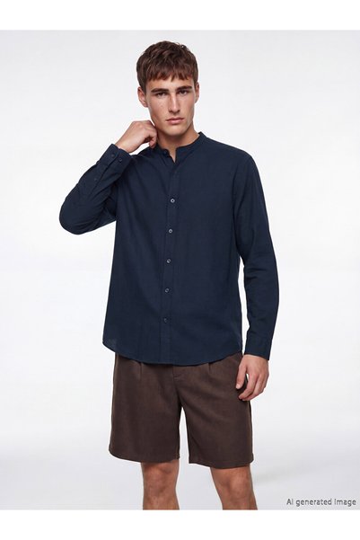 LC Waikiki Shirts - Dark blue - Regular fit