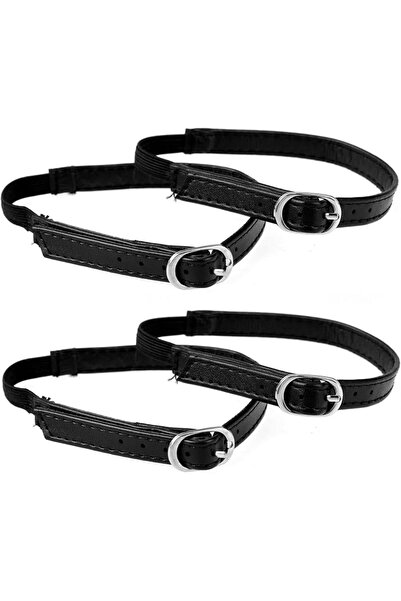 GENERAL KALIONE 2 Pairs Shoe Straps,Detachable Ankle Straps,Adjustable PU Lea...