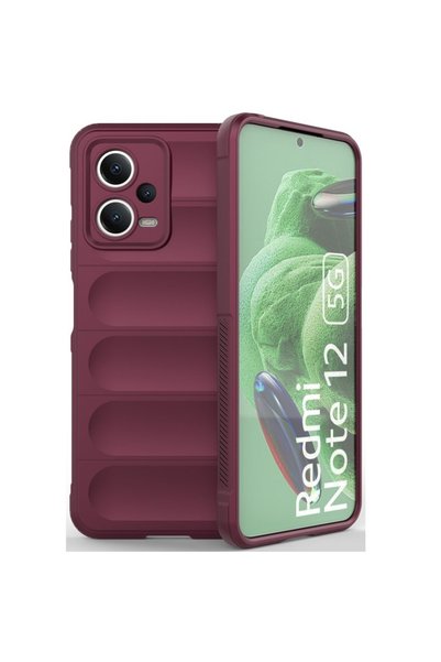 XGSM Husă pentru Xiaomi Redmi Note 12 5G / POCO X5 5G, Antișoc Gaming, Bordeaux