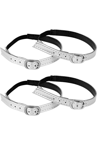 GENERAL KALIONE 2 Pairs Shoe Straps,Detachable Ankle Straps,Adjustable PU Lea...