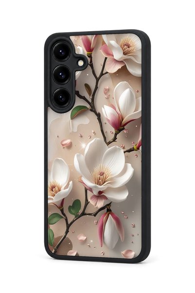 Aksel Kılıf Samsung Galaxy S25 Plus Compatible Printed, Matte Black, Soft Silicone, Protective, Shock-Absorbing Cover, Case