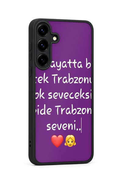 Aksel Kılıf Samsung Galaxy S25 Plus Compatible Printed, Matte Black, Soft Silicone, Protective, Shock-Absorbing Cover, Case