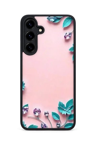 Aksel Kılıf Samsung Galaxy S25 Plus Compatible Printed, Matte Black, Soft Sil...