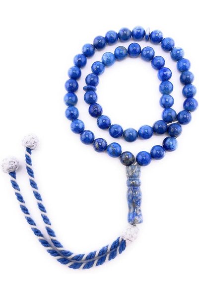 Generic سبحة حجر الازولى (Lapis Lazuli)