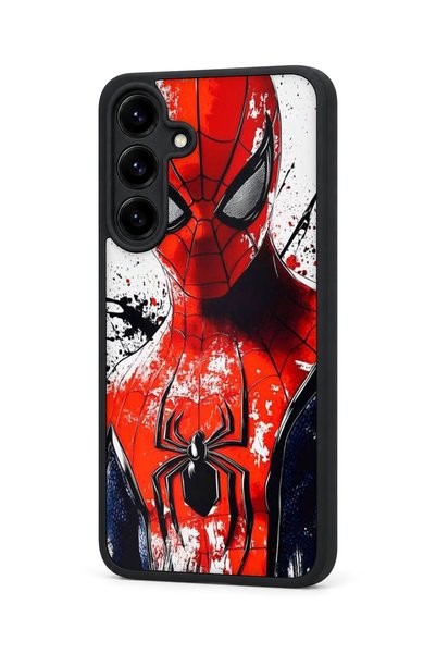 Aksel Kılıf Samsung Galaxy S25 Plus Compatible Printed, Matte Black, Soft Silicone, Protective, Shock-Absorbing Cover, Case