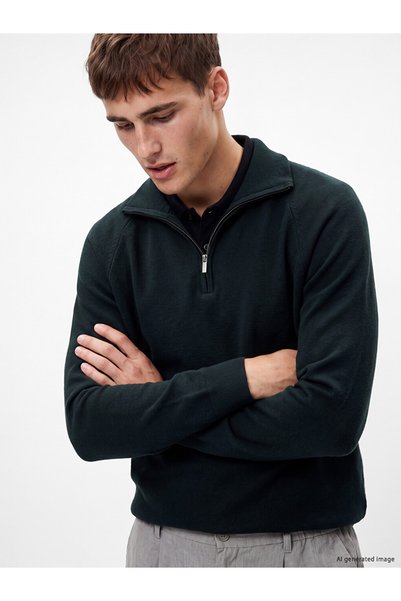 LC Waikiki Pulover Tricotat pentru Bărbați cu Guler Polo
