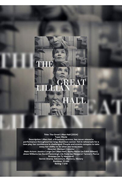 OEM Poster Infografic Marea Lillian Hall, Dramă Emoționantă, Carton 250g, A4