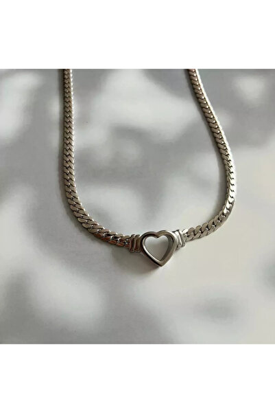 Glamorous Style Γυναικείο Choker Κολιέ με Καρδιά
