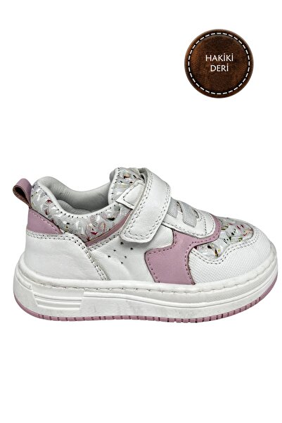 şenler bebe world kids Girls' Casual Shoes – Multi-Colored (Pink-Silver) Genu...