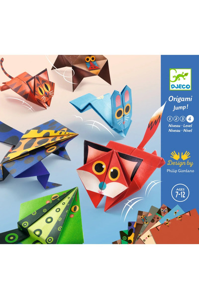djeco Joc creativ origami Animale saltarete,