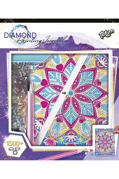 Totum Set DIY Jurnalul meu cu lotus mandala si diamante,