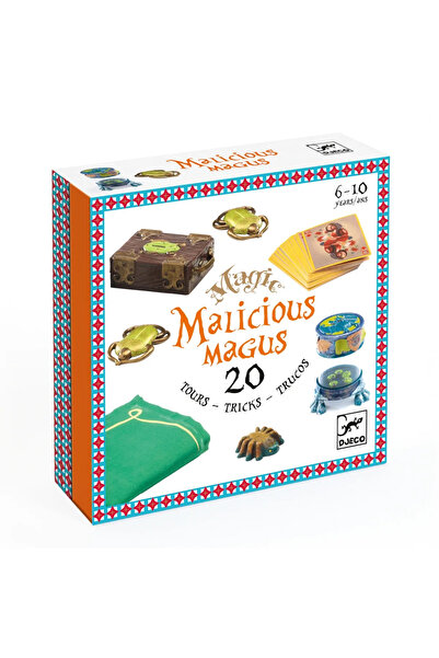 djeco Joc de magie Malicious Magus 20 de trucuri,