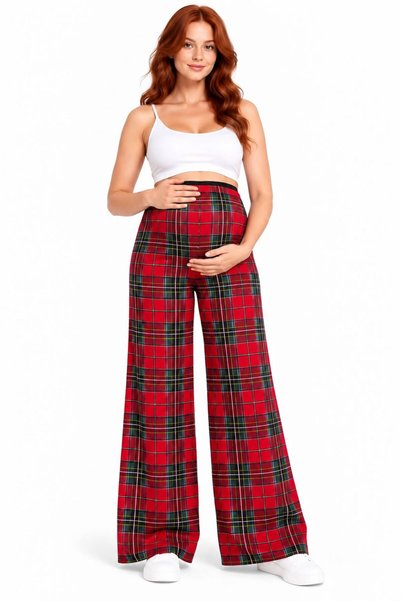 SERRAXXL Hamile Pijama Altı Palazzo Kalıp