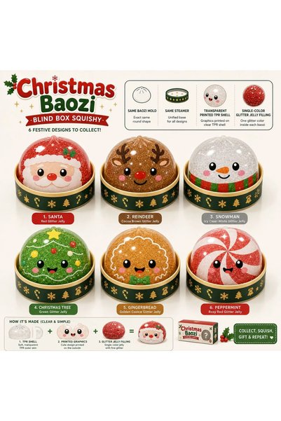 ANGELSS JEWELLERY Christmas Sukuşi Christmas XL Dumping Squishi | Christmas T...