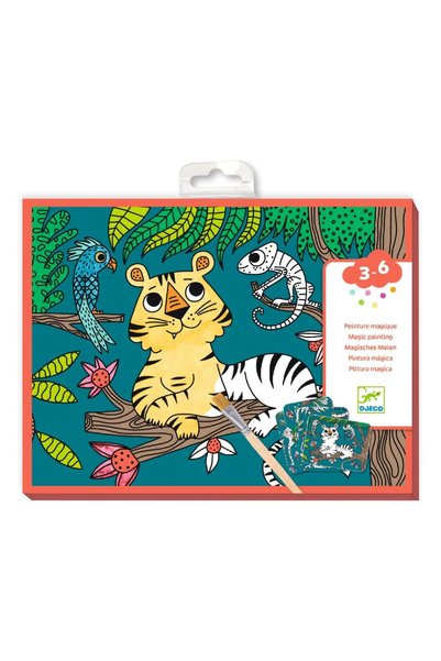 djeco Set pictura cu apa In jungla,