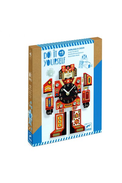 djeco Joc creativ DIY Ceasul robot,