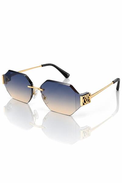 ModaLucci Premium Gold Edition Kadın Güneş Gözlüğü – Özel Tasarım Geometrik K...