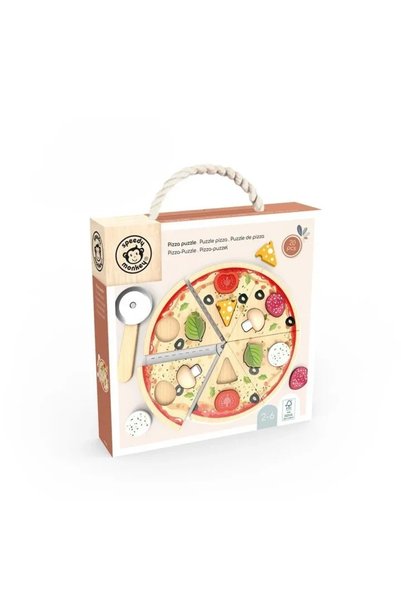 Speedy Monkey Puzzle din lemn in forma de pizza,