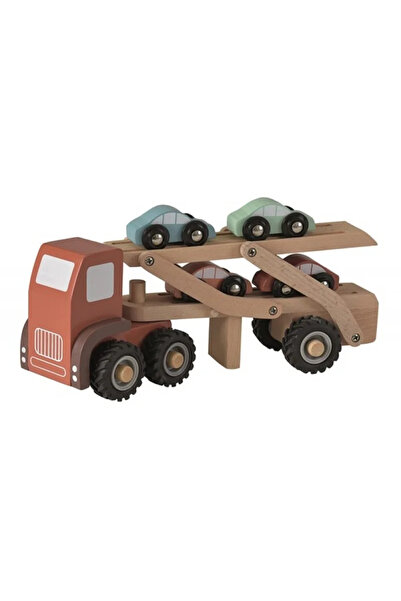 Egmont Toys Camion cu masini culori pastel,