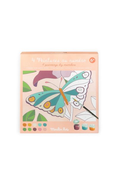 Moulin Roty Set creativ de pictura dupa numere,