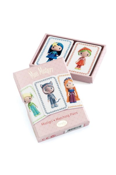 djeco Joc de carti Printesele Tinyly Mini Mistigri,