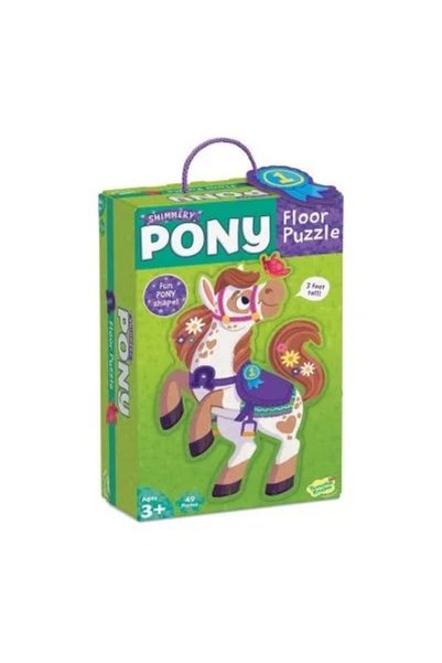 Peaceable Kingdom Pony floor puzzle - Puzzle de podea in forma de ponei