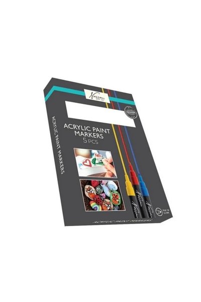 Nassau Set 5 markere acrilice, Fine Art